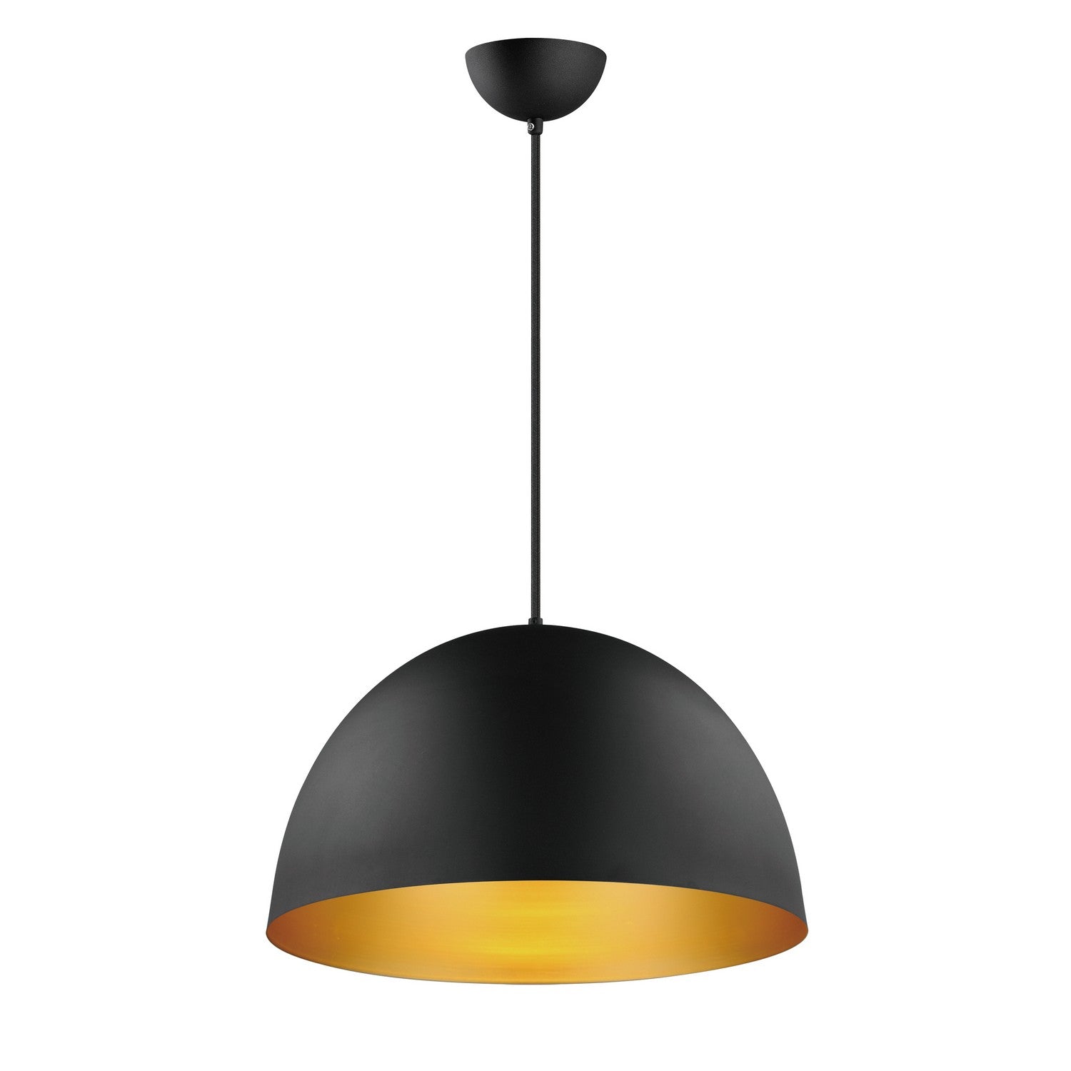 Maxim - 11486BKGLD - One Light Pendant - Tova - Black / Gold