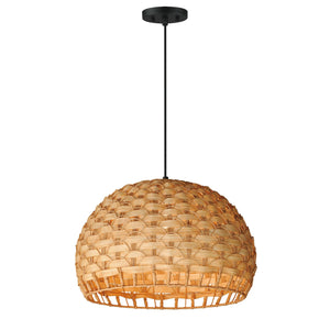Maxim - 14413NABK - One Light Pendant - Tahiti - Black