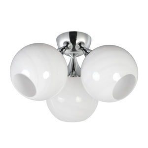 Maxim - 21225MRPC - Three Light Semi Flush Mount - Neve - Polished Chrome