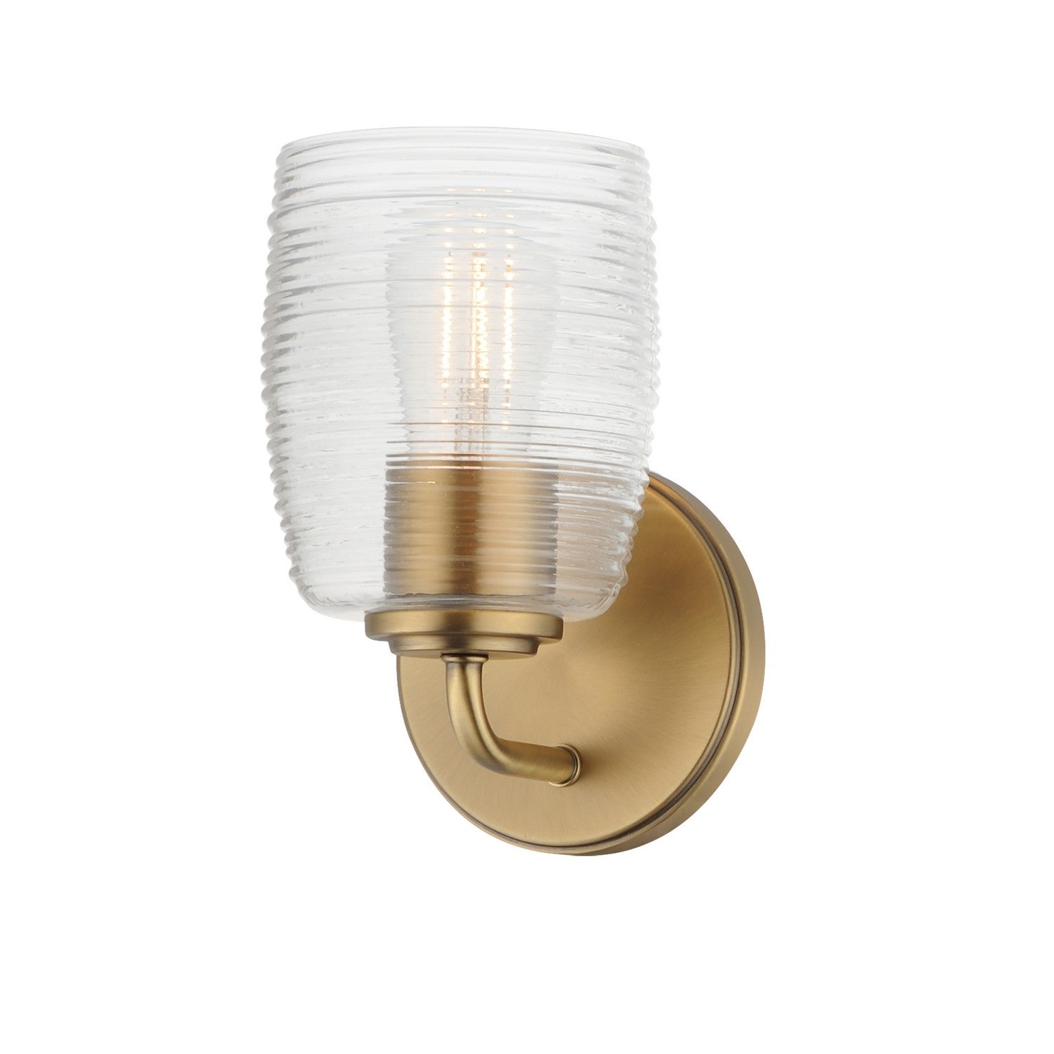 Maxim - 21411CRNAB - One Light Wall Sconce - Honey - Natural Aged Brass