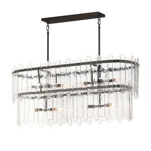 Maxim - 21838AGDBZ - Eight Light Linear Pendant - Warren - Dark Bronze