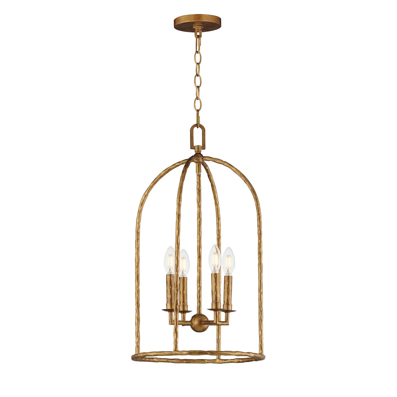 Maxim - 21844EG - Four Light Pendant - Martel - Etruscan Gold