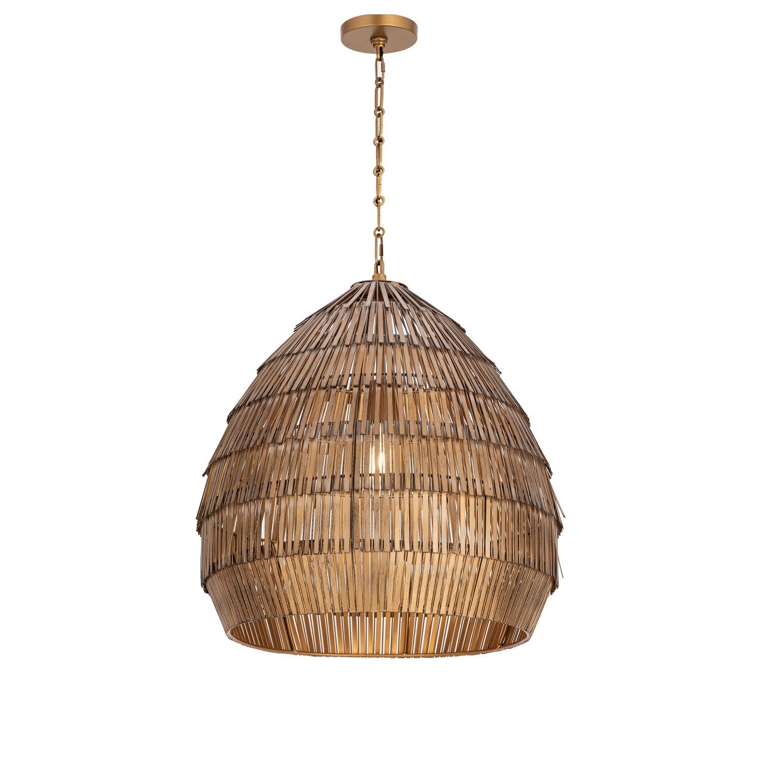 Maxim - 29182AB - One Light Pendant - Gilda - Antique Brass