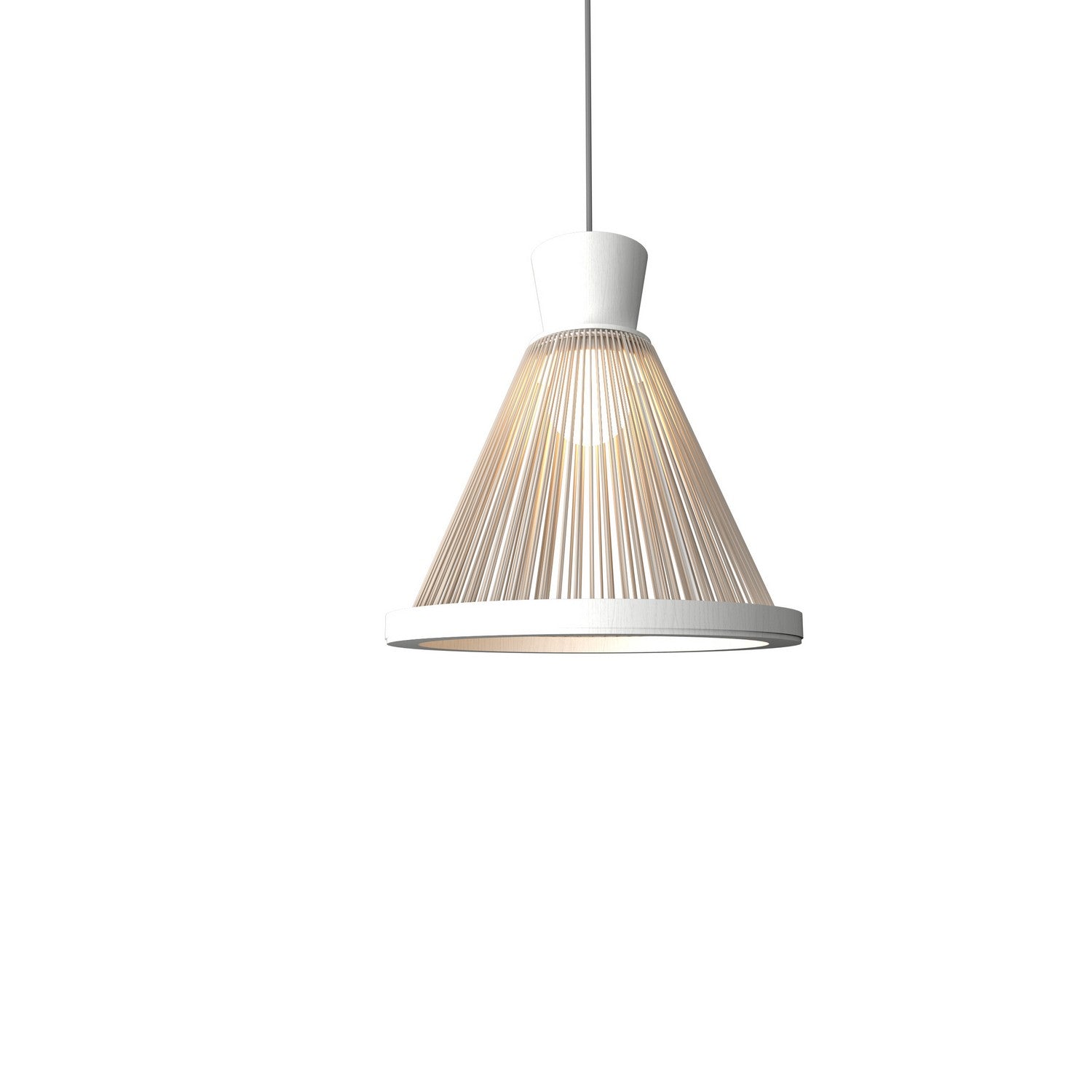 Accord Lighting - 1530.47 - One Light Pendant - Corda - Organic White