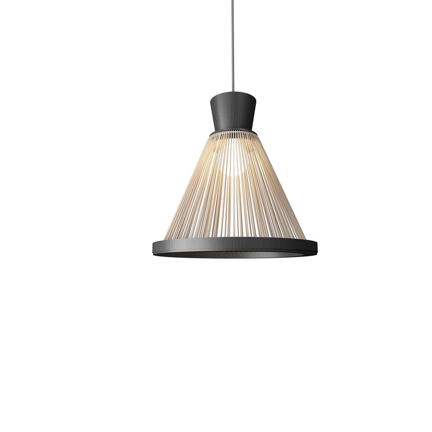 Accord Lighting - 1530.50 - One Light Pendant - Corda - Organic Grey