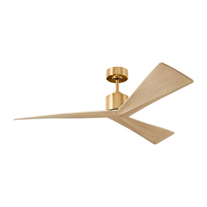 Visual Comfort Fan - 3ADR52BBSWWO - 52" Ceiling Fan - Adler 52 - Burnished Brass
