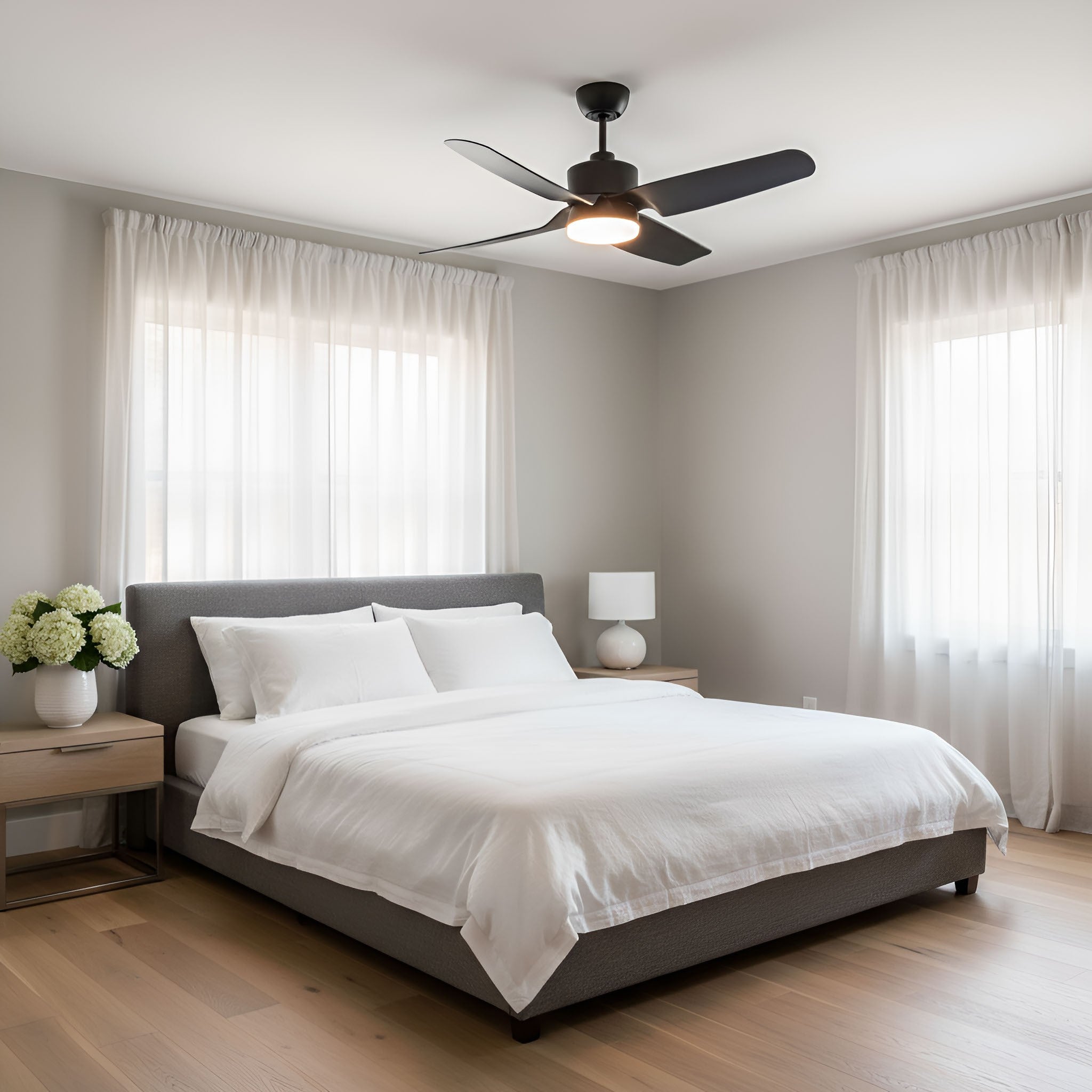 Visual Comfort Fan - 3CGR44MBKD - 44" Ceiling Fan - Colgin 44 LED - Midnight Black