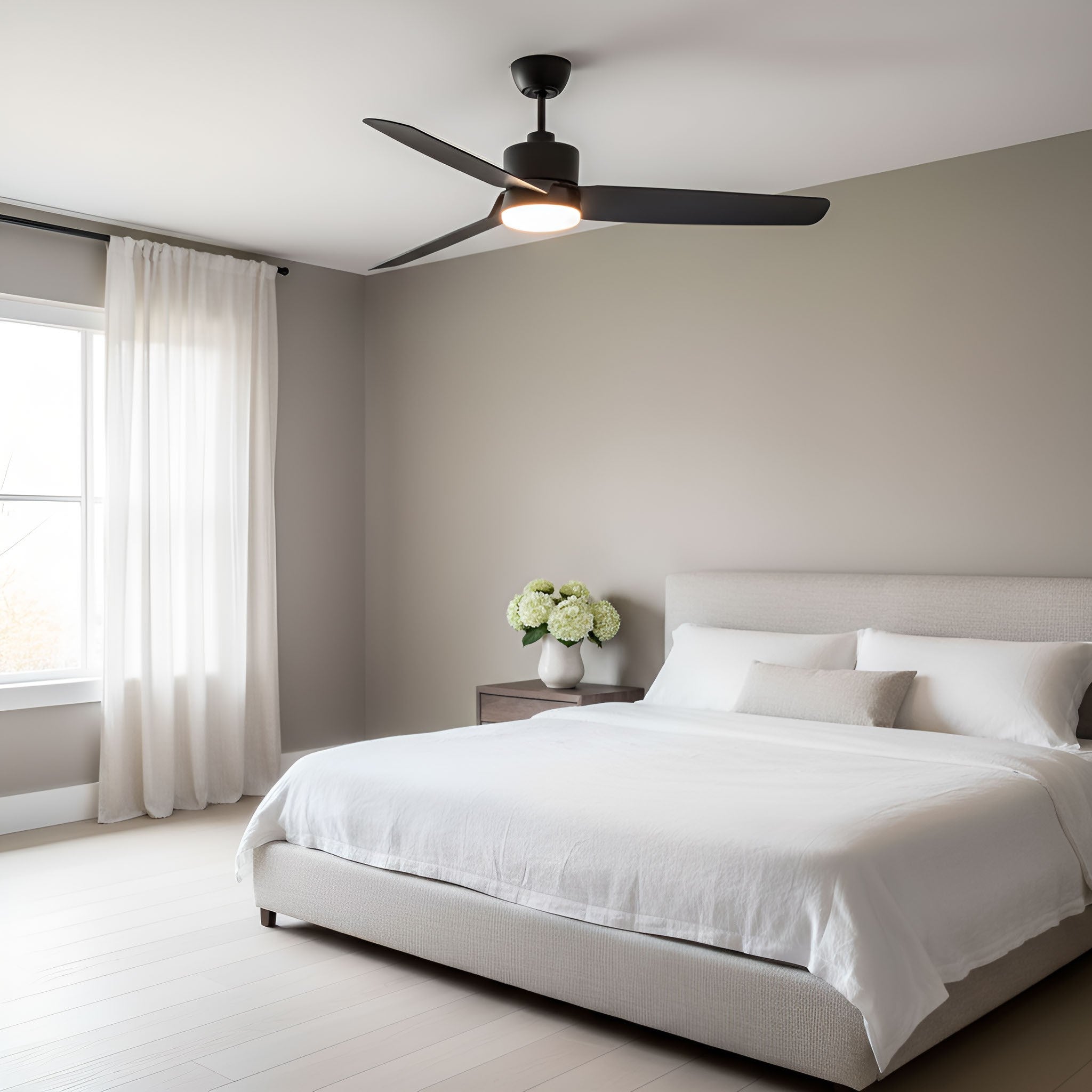 Visual Comfort Fan - 3CGR56MBKD - 56" Ceiling Fan - Colgin 56 LED - Midnight Black