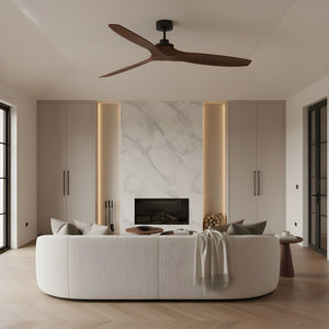 Visual Comfort Fan - 3CLNSM70MBKDW - 70" Ceiling Fan - Collins Smart 70 - Midnight Black