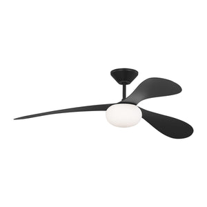 Visual Comfort Fan - 3DPSM58MBKD - 58" Ceiling Fan - Drape Smart 58 LED - Midnight Black