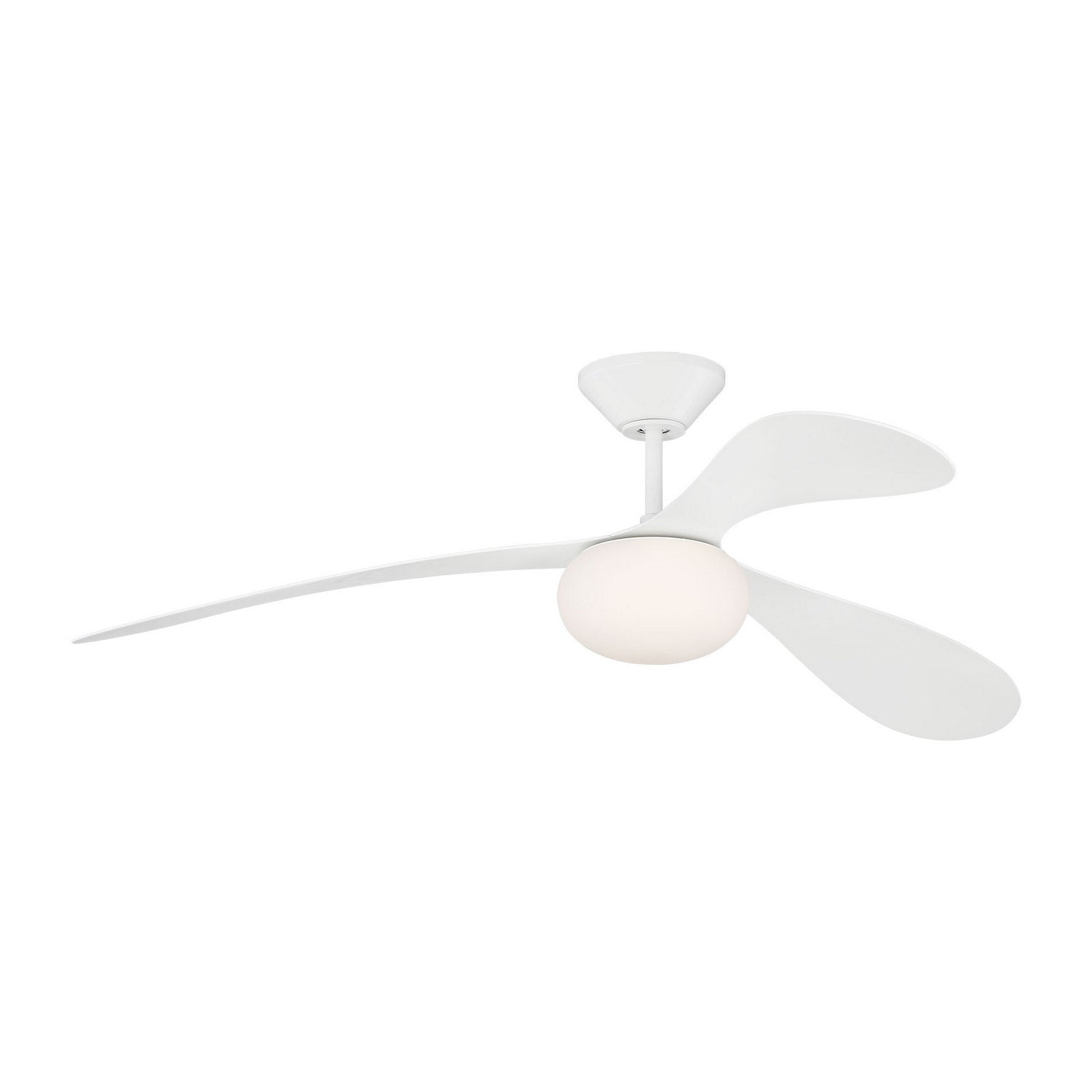 Visual Comfort Fan - 3DPSM58RZWD - 58" Ceiling Fan - Drape Smart 58 LED - Matte White