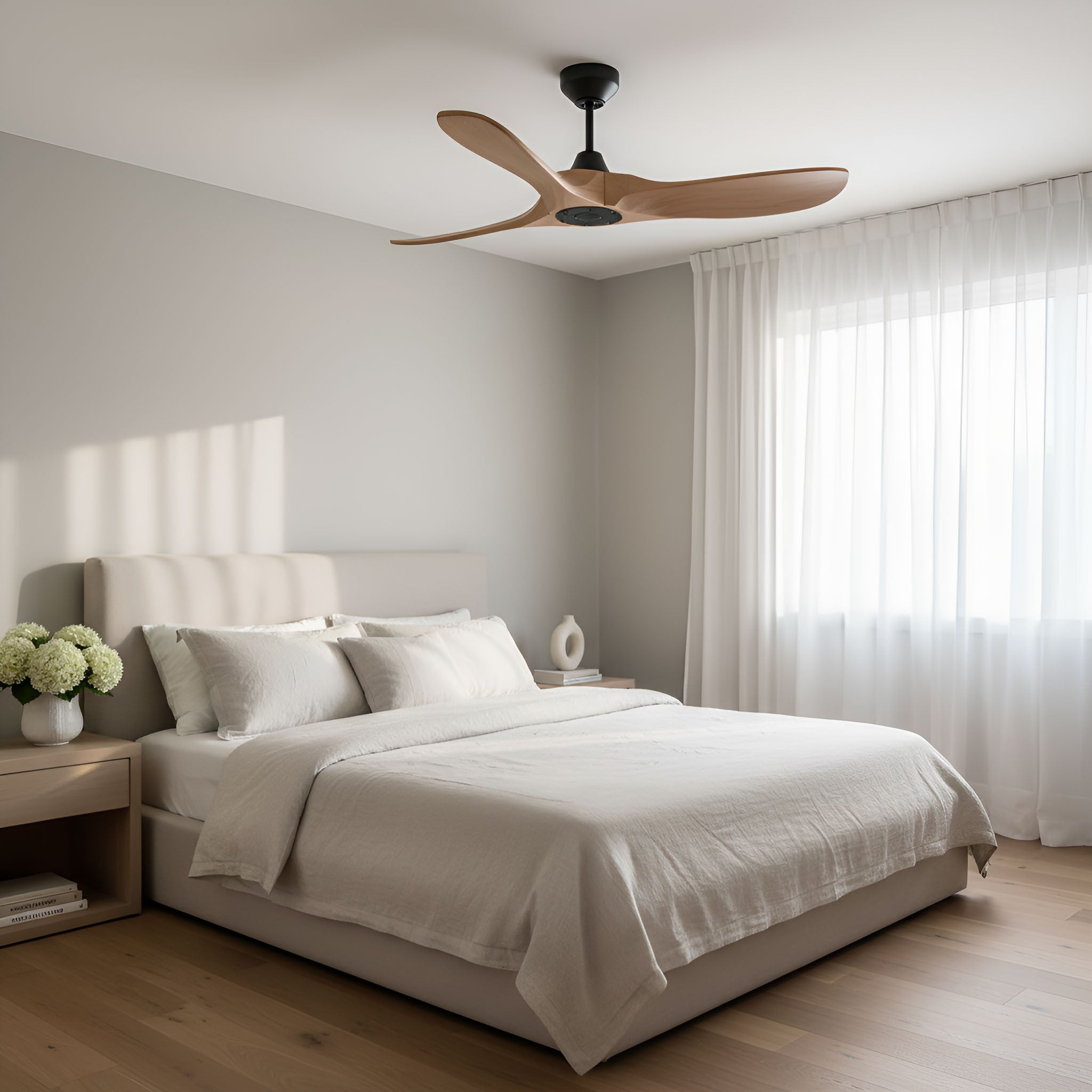 Visual Comfort Fan - 3MAVSM44MBKNH - 44" Ceiling Fan - Maverick Smart 44 - Midnight Black