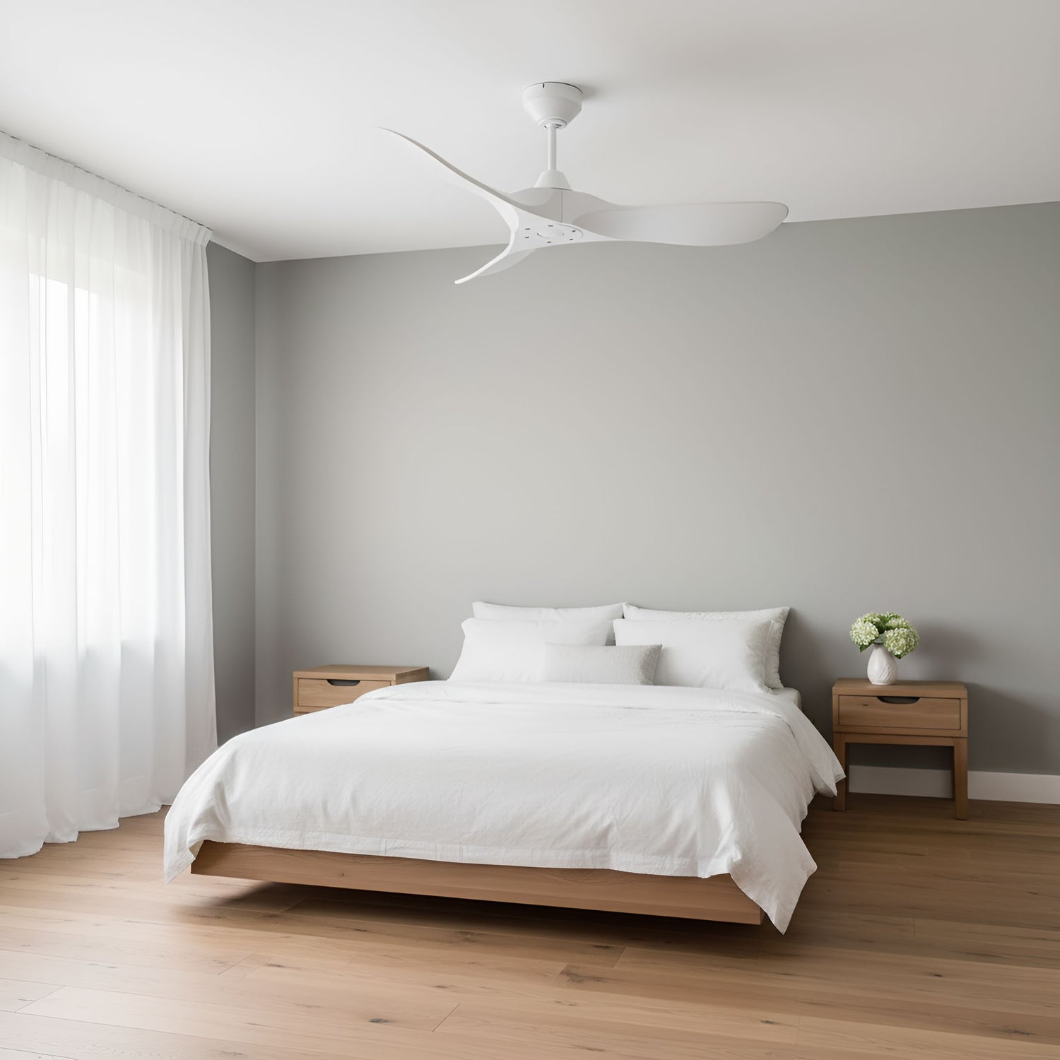 Visual Comfort Fan - 3MAVSM44RZW - 44" Ceiling Fan - Maverick Smart 44 - Matte White