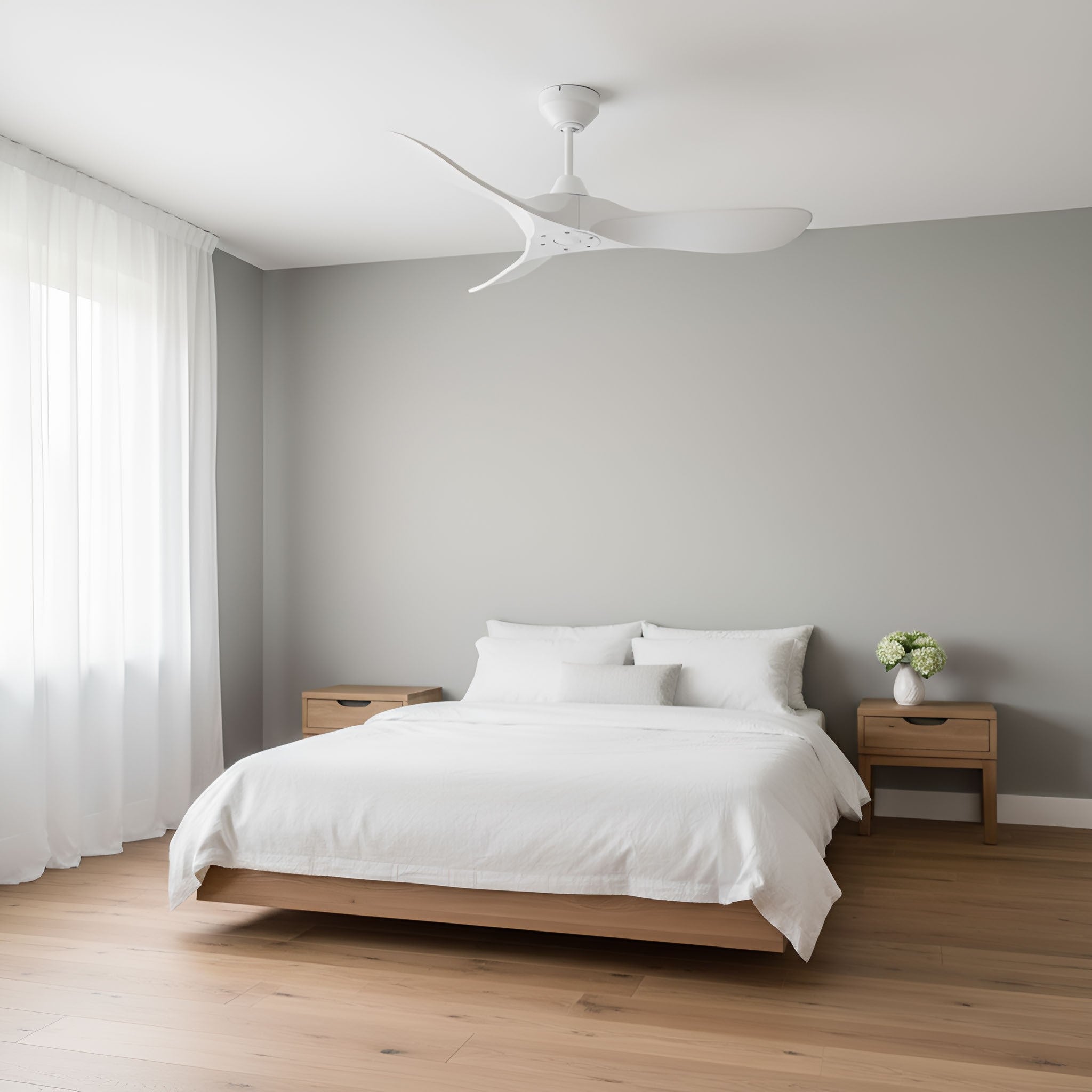 Visual Comfort Fan - 3MAVSM44RZW - 44" Ceiling Fan - Maverick Smart 44 - Matte White