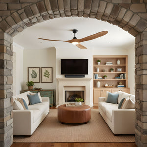 Visual Comfort Fan - 3MAVSM70MBKNHD - 70" Ceiling Fan - Maverick Smart 70 LED - Midnight Black