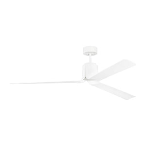 Visual Comfort Fan - 3PESM66RZWD - 66" Ceiling Fan - Peel Smart 66 LED - Matte White