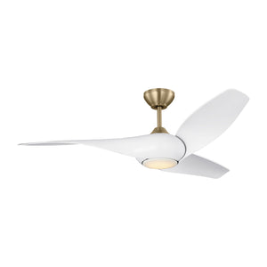 Visual Comfort Fan - 3TNSM52BBSD - 52" Ceiling Fan - Topan Smart 52 LED - Burnished Brass