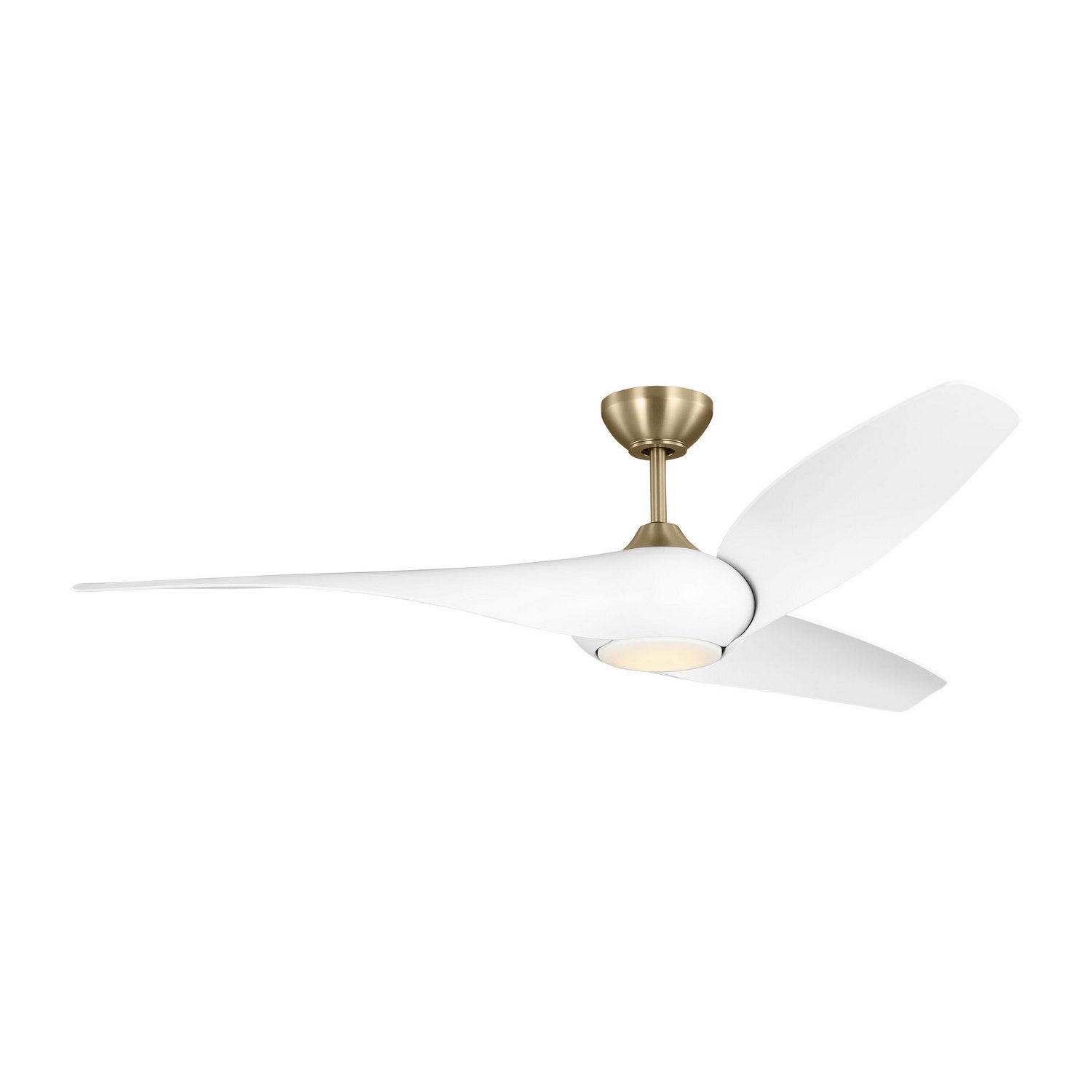 Visual Comfort Fan - 3TNSM60BBSD - 60" Ceiling Fan - Topan Smart 60 LED - Burnished Brass