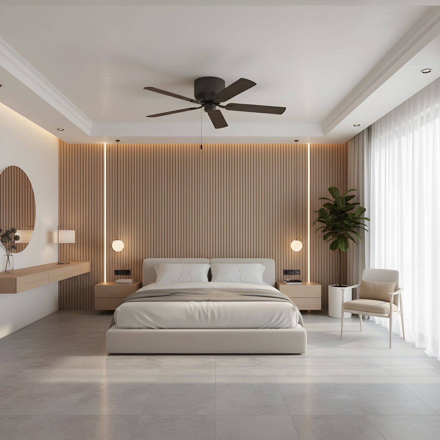 Generation Lighting - 5LDH52BZ - 52"Ceiling Fan - Linden 52 Hugger - Bronze