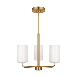 Generation Lighting - GLC1003EN3/SB - Three Light Chandelier - Rhett - Satin Bronze