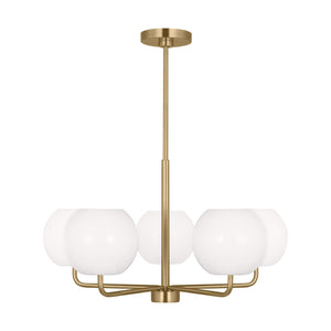 Generation Lighting - GLC1055EN3/SB - Five Light Chandelier - Rory - Satin Bronze