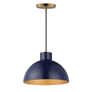 Maxim - 35144GNNAB - One Light Pendant - Rockport - Green / Natural Aged Brass