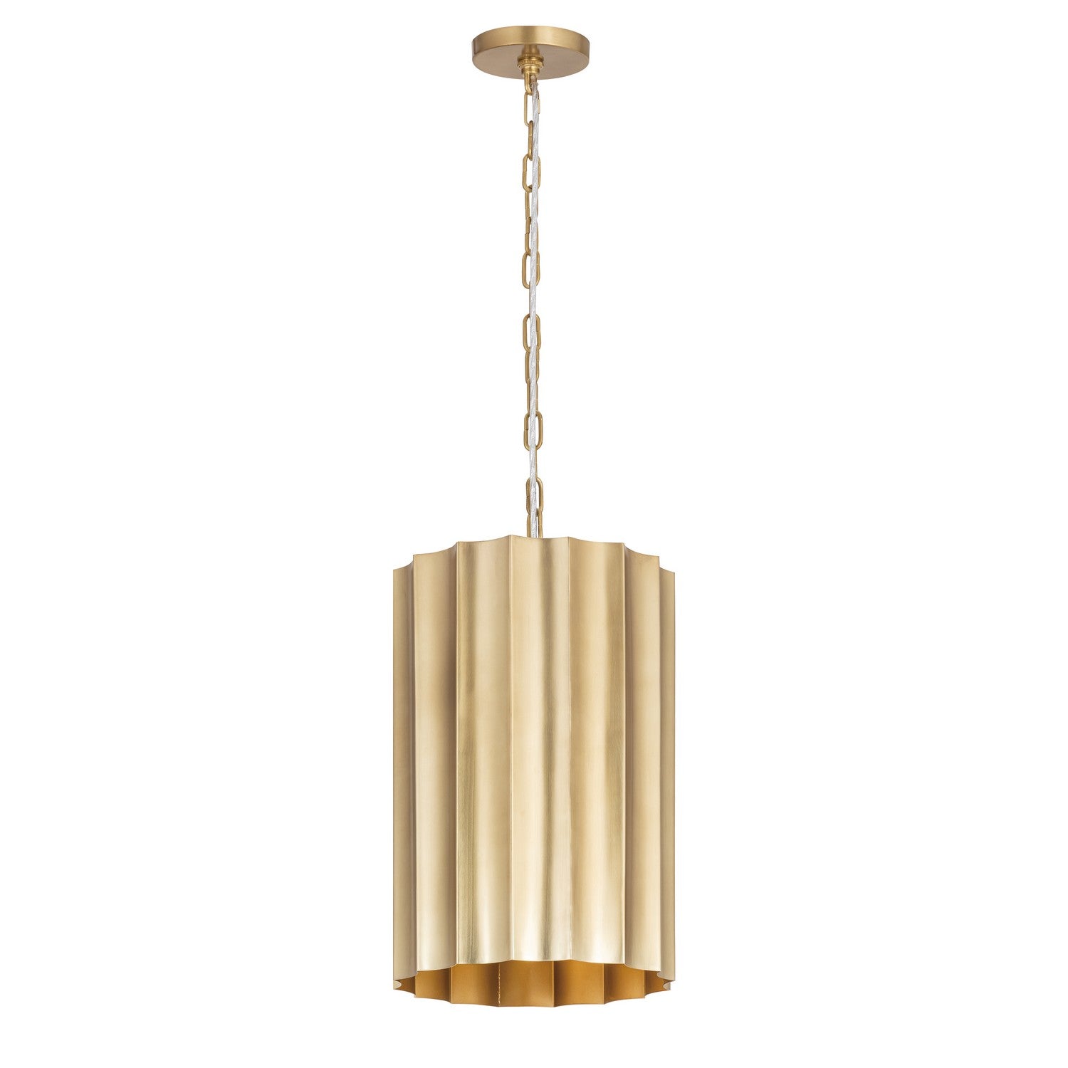 Maxim - 39132WBR - One Light Pendant - Allegra - Weathered Brass