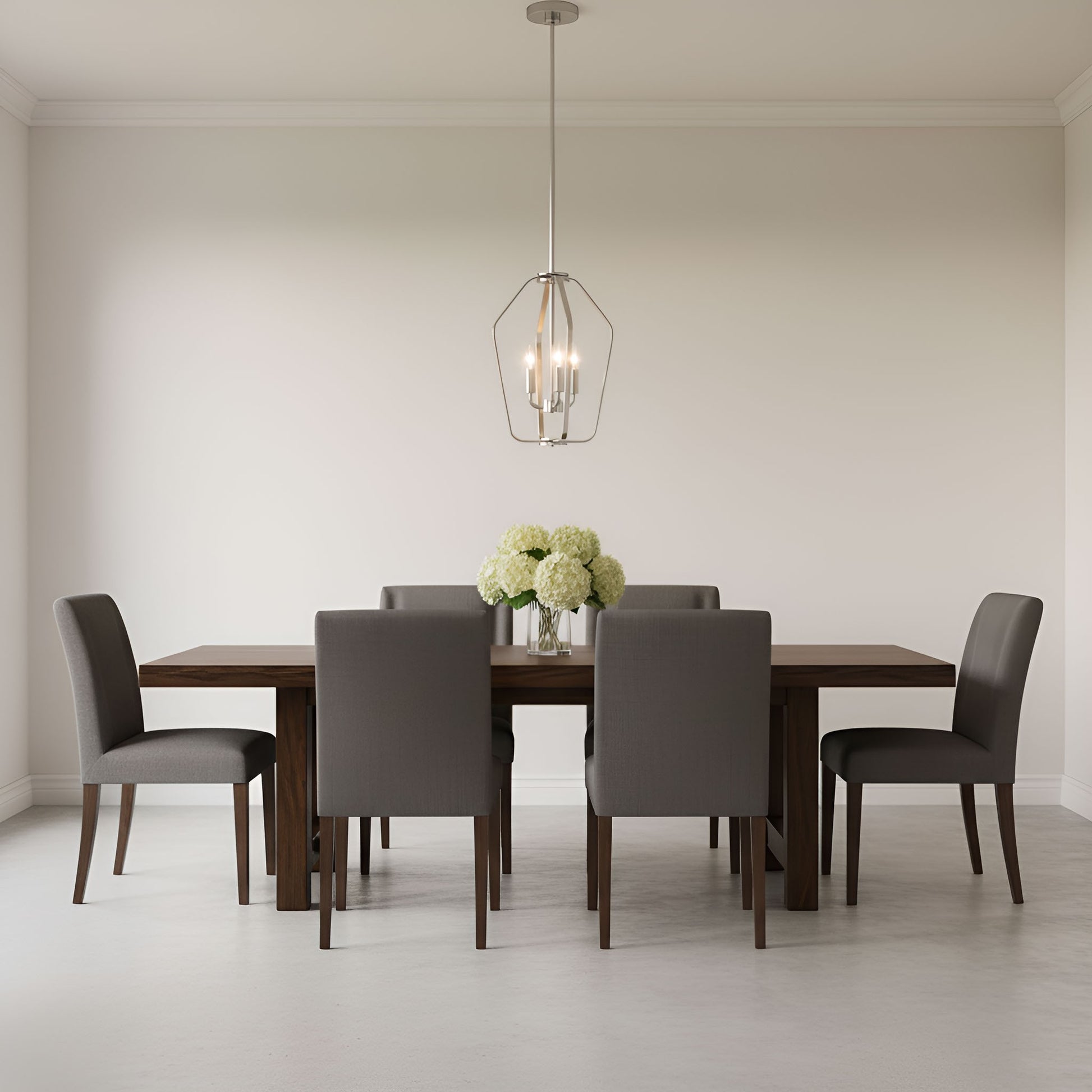 Generation Lighting - GLC1283BS - Three Light Chandelier - Kennan - Brushed Nickel