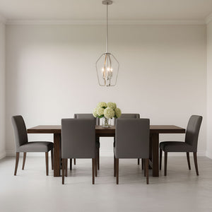 Generation Lighting - GLC1283BS - Three Light Chandelier - Kennan - Brushed Nickel