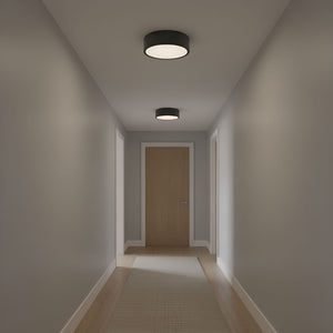 Generation Lighting - GLF1032MBK - Flush Mount - Albee - Midnight Black