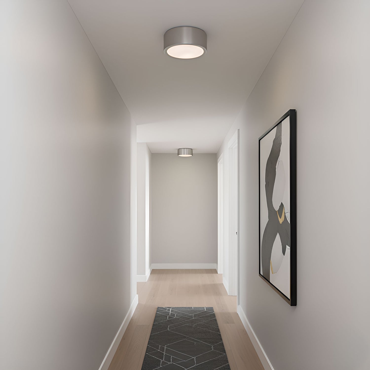 Generation Lighting - GLF1041BS - Flush Mount - Albee - Brushed Nickel