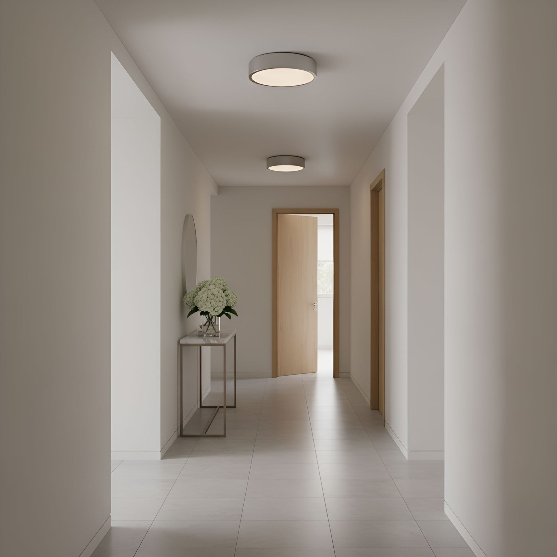 Generation Lighting - GLF1053BS - Flush Mount - Albee - Brushed Nickel