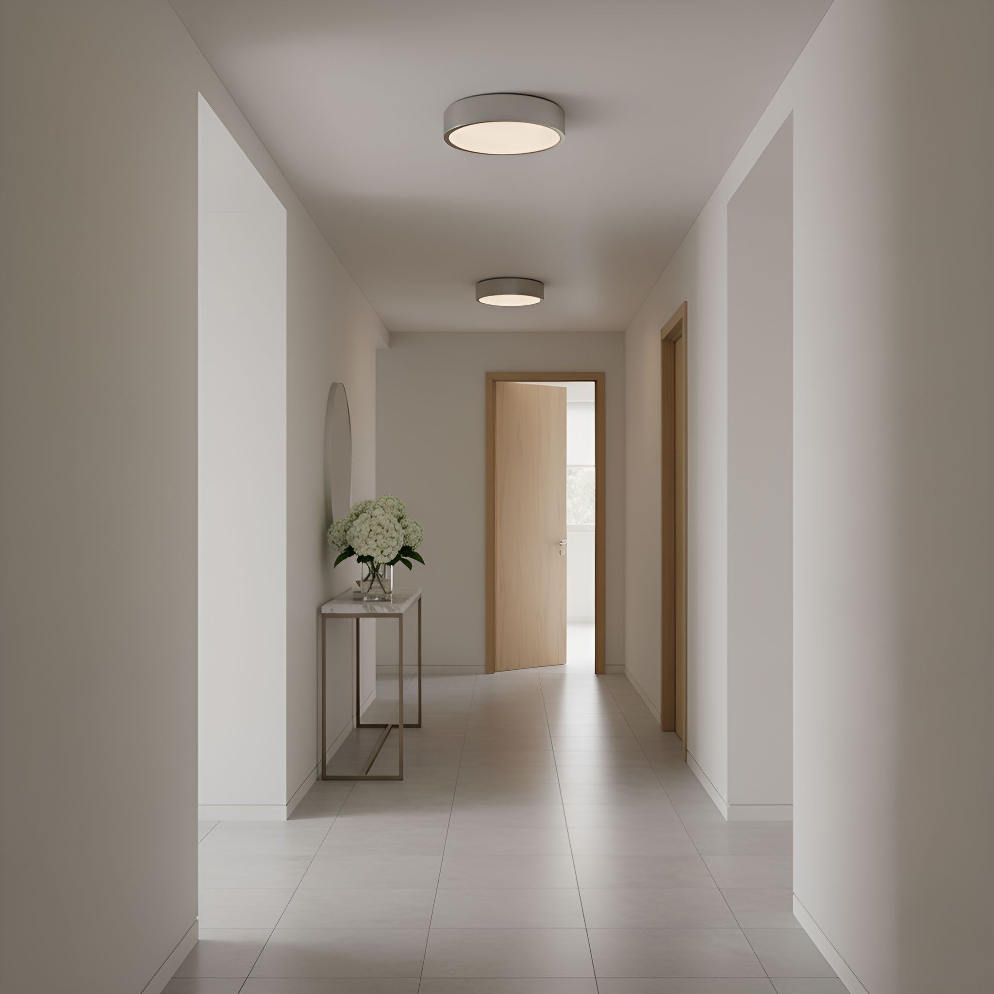 Generation Lighting - GLF1053BS - Flush Mount - Albee - Brushed Nickel