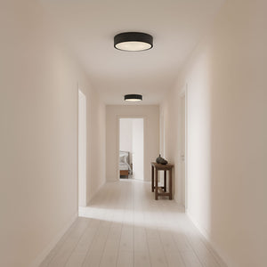 Generation Lighting - GLF1053MBK - Flush Mount - Albee - Midnight Black