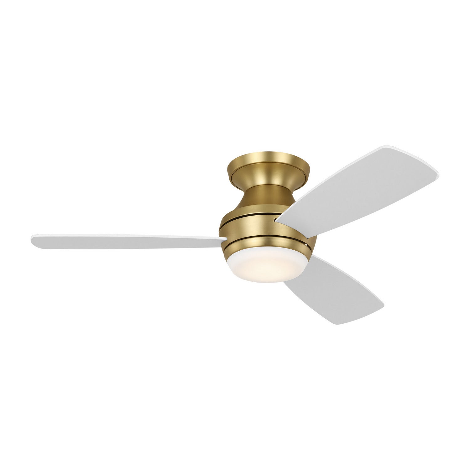 Visual Comfort Fan - 3IKR44BBSD - 44" Ceiling Fan - Ikon 44 Hugger LED - Burnished Brass