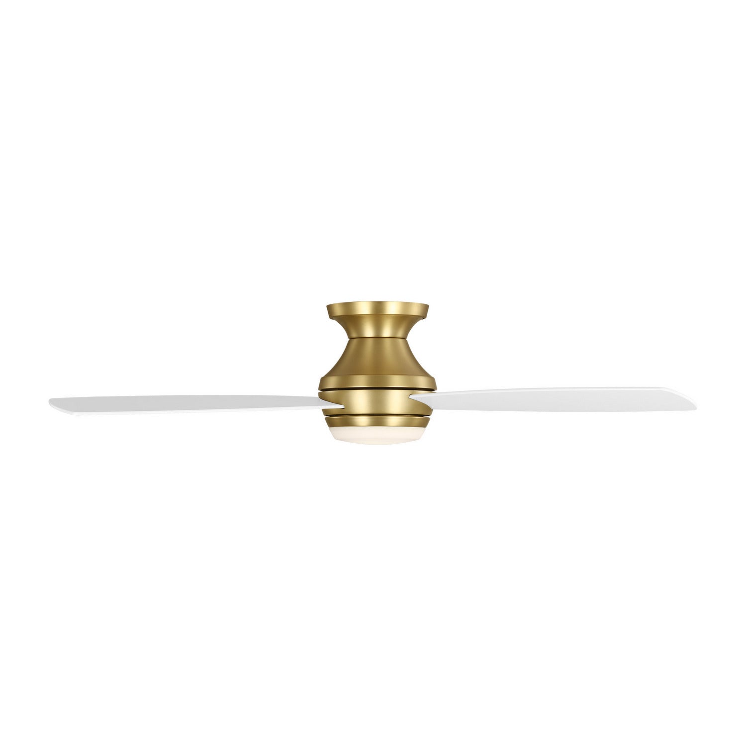 Visual Comfort Fan - 3IKR52BBSD - 52" Ceiling Fan - Ikon 52 Hugger LED - Burnished Brass