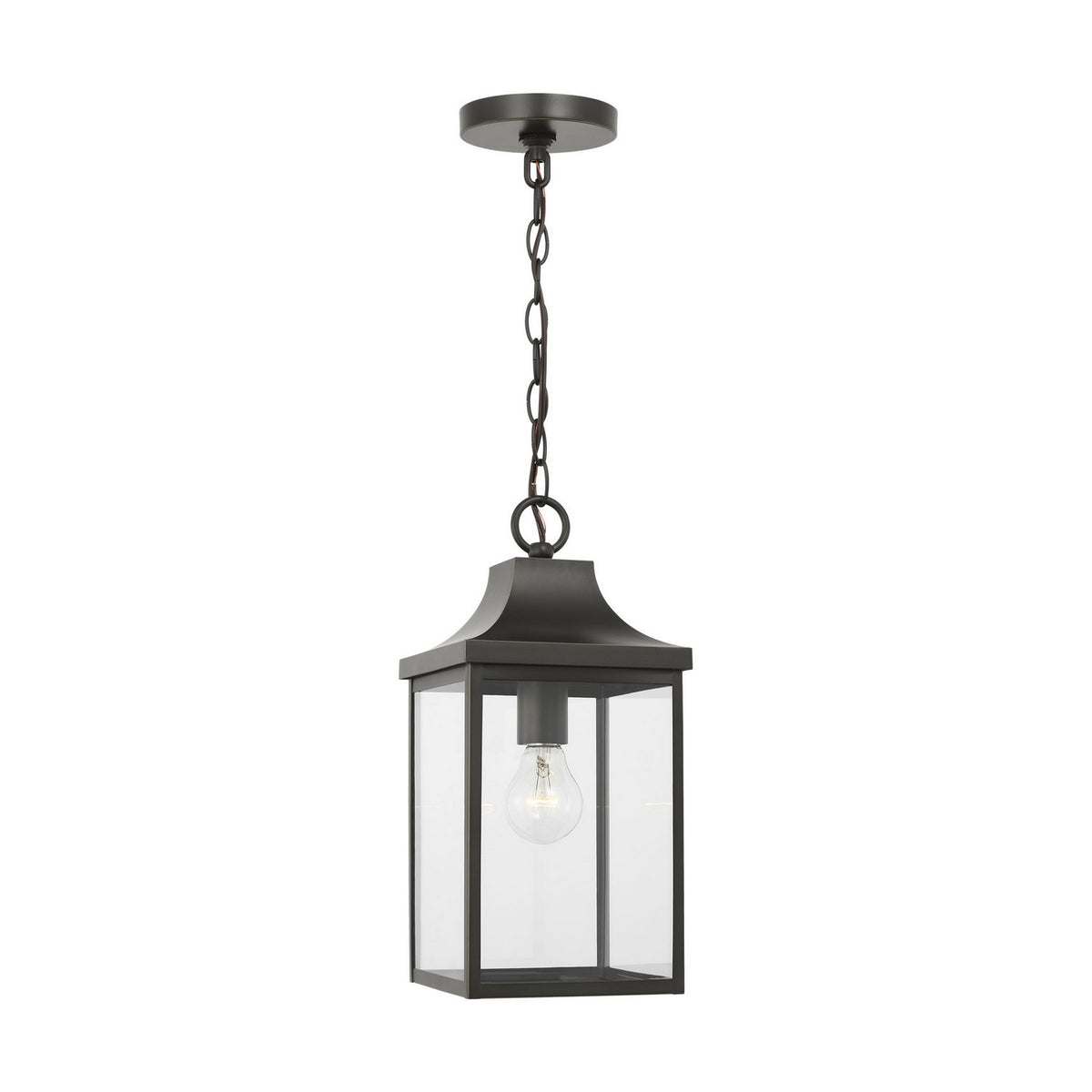 Generation Lighting - GLO1041EN3/ANBZ - One Light Pendant - Saybrook - Antique Bronze