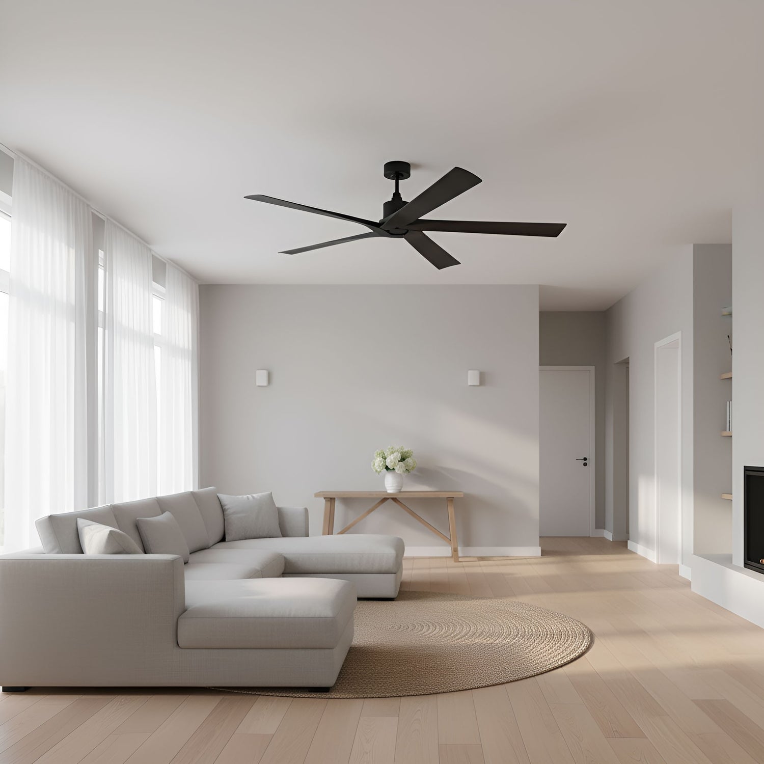 Visual Comfort Fan - 5ASPCR70MBK - 70" Ceiling Fan - Aspen Coastal 70 - Midnight Black