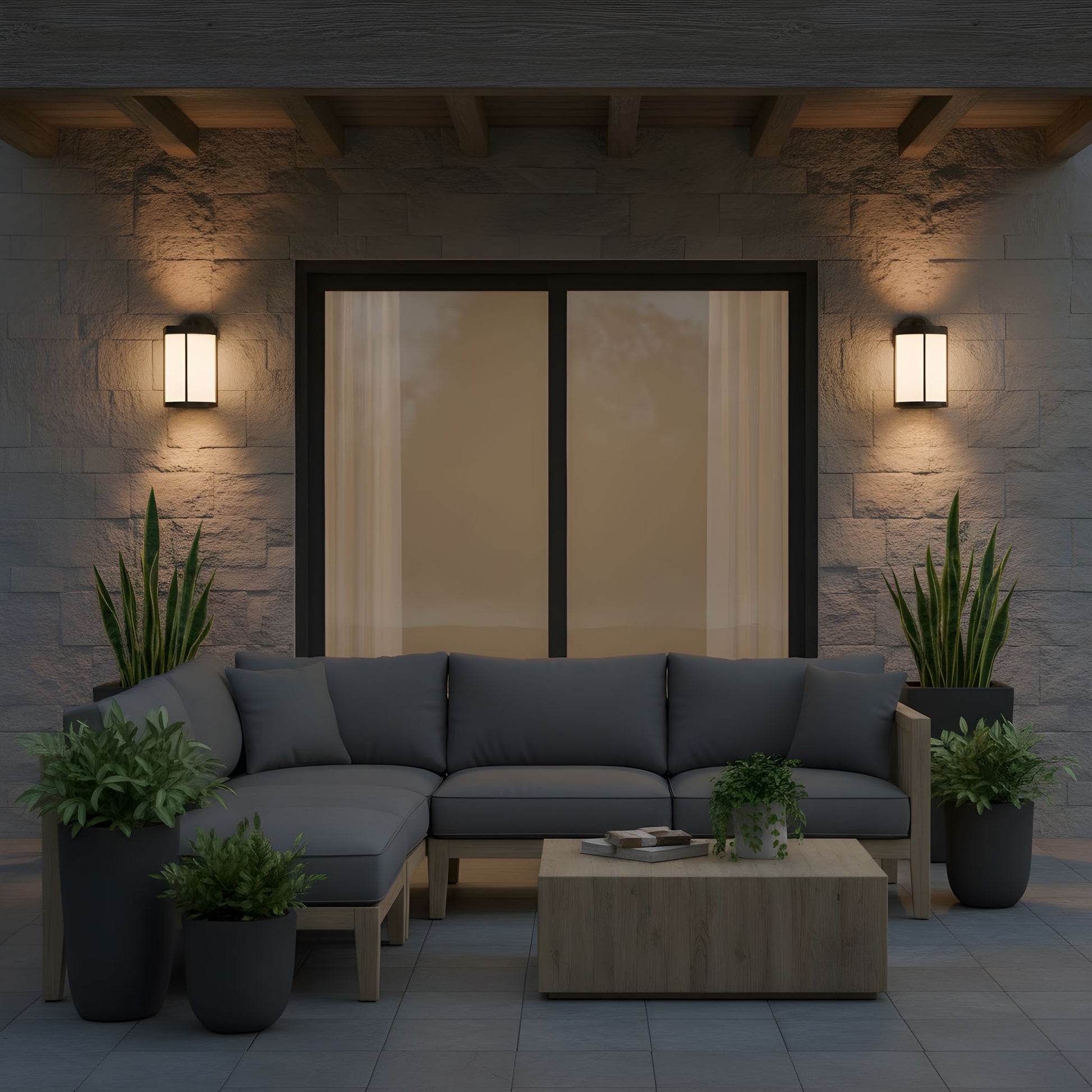 Generation Lighting - GLO1091OE-ANBZ - Lantern - Luning - Antique Bronze