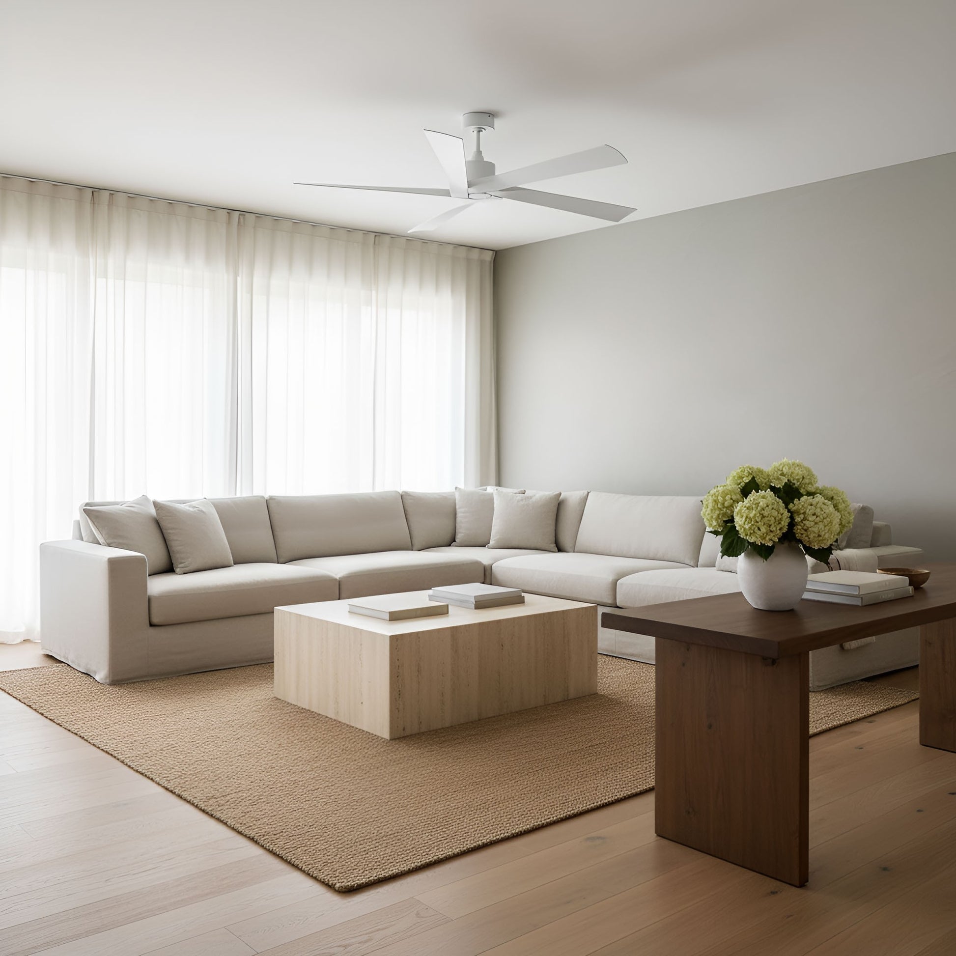 Visual Comfort Fan - 5ASPCR70RZW - 70" Ceiling Fan - Aspen Coastal 70 - Matte White
