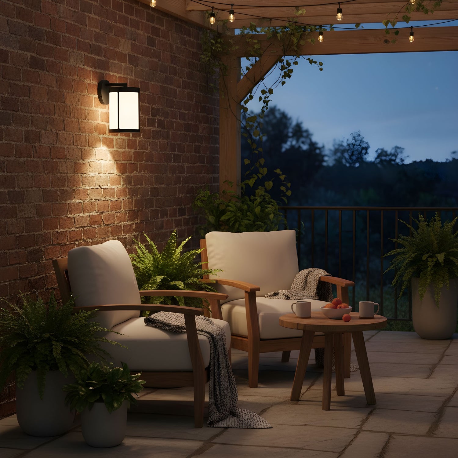 Generation Lighting - GLO1091OE-TXB - Lantern - Luning - Textured Black