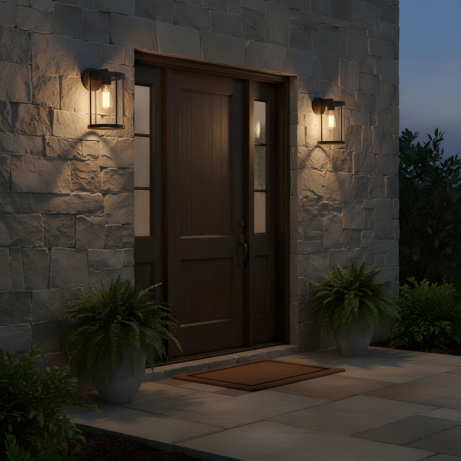 Generation Lighting - GLO1101C-ANBZ - Lantern - Luning - Antique Bronze