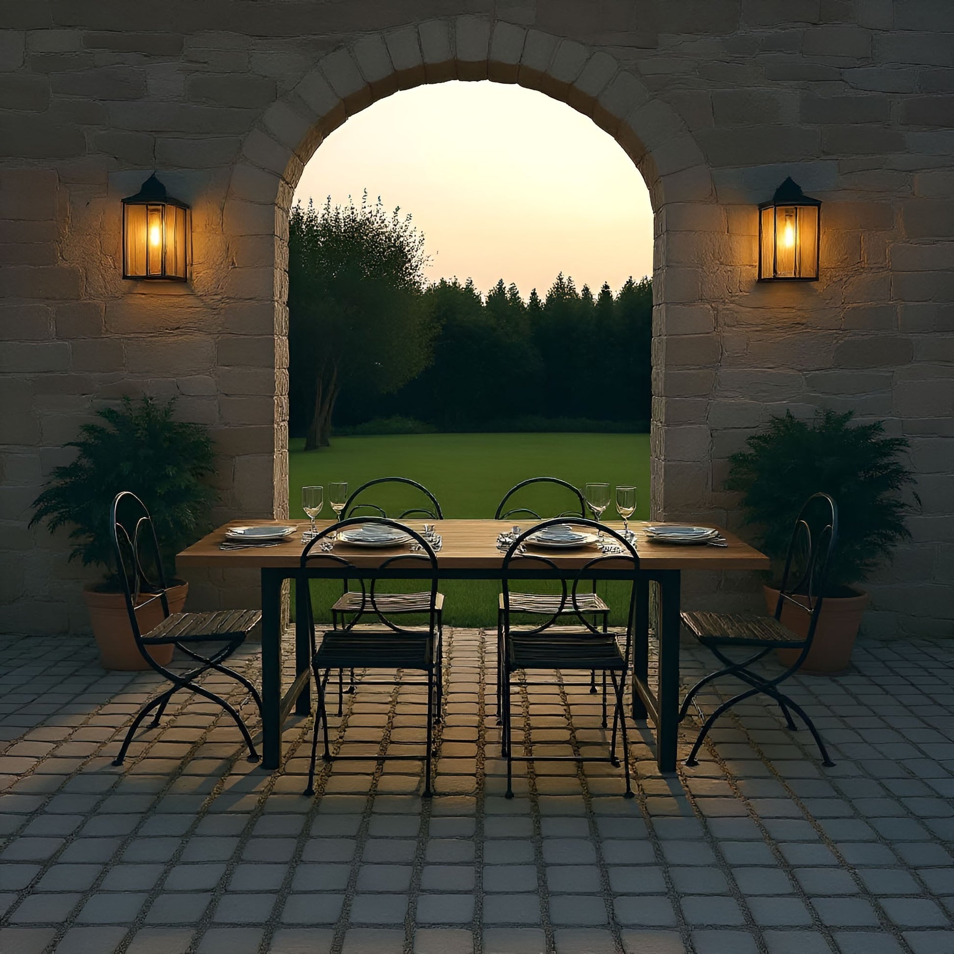 Generation Lighting - GLO1111C-TXB - Lantern - Luning - Textured Black