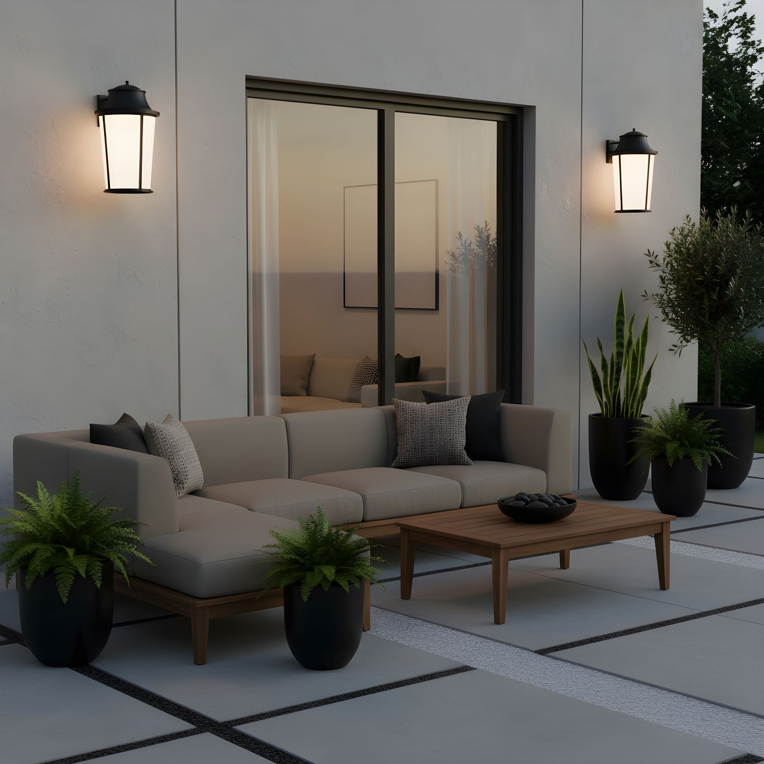 Generation Lighting - GLO1181TXB - Lantern - Portola - Textured Black