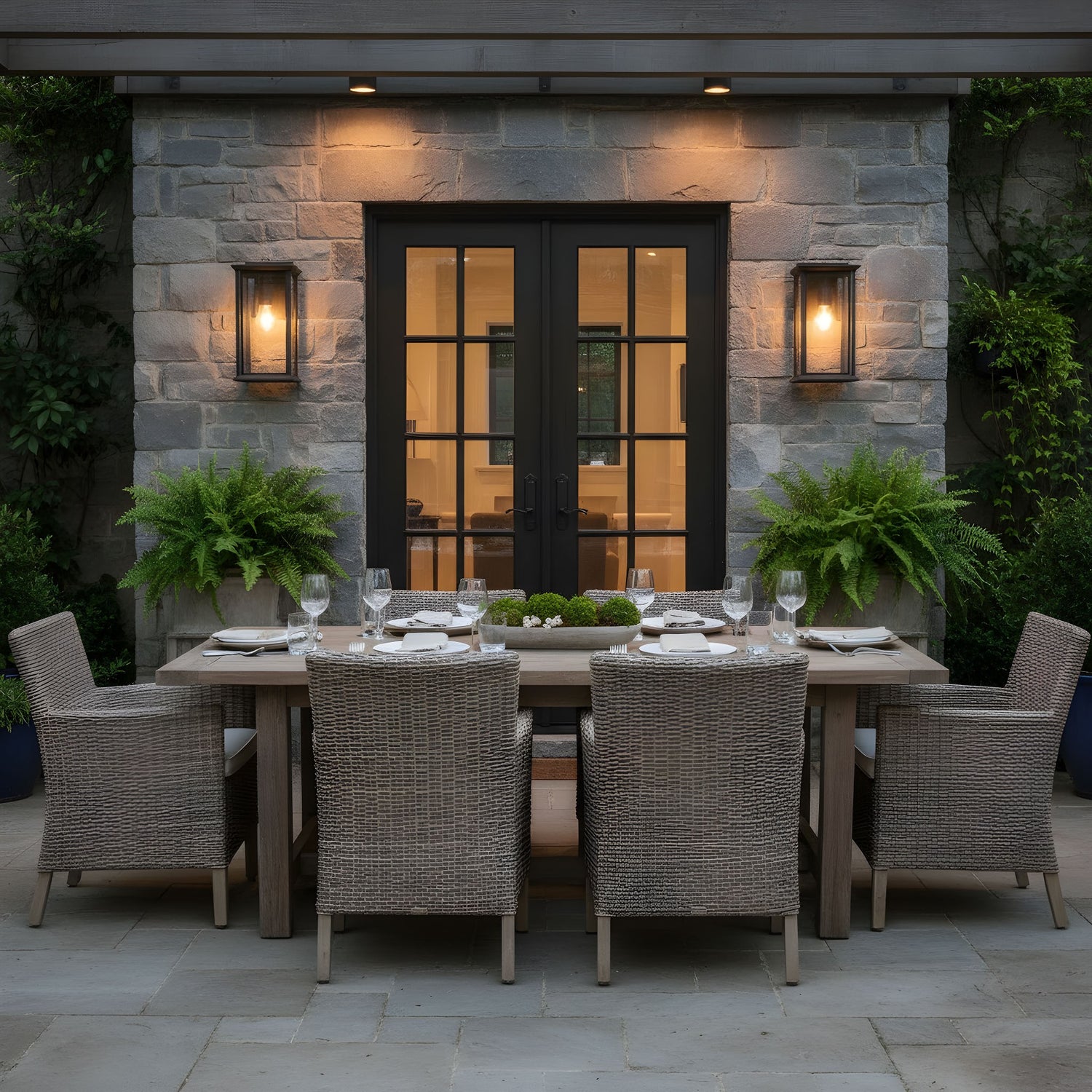 Generation Lighting - GLO1211C-TXB - Lantern - Audley - Textured Black