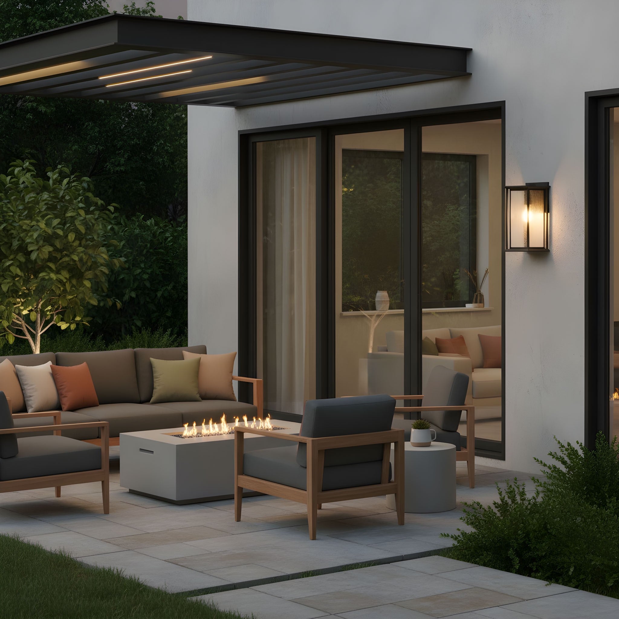Generation Lighting - GLO1211TXB - Lantern - Audley - Textured Black