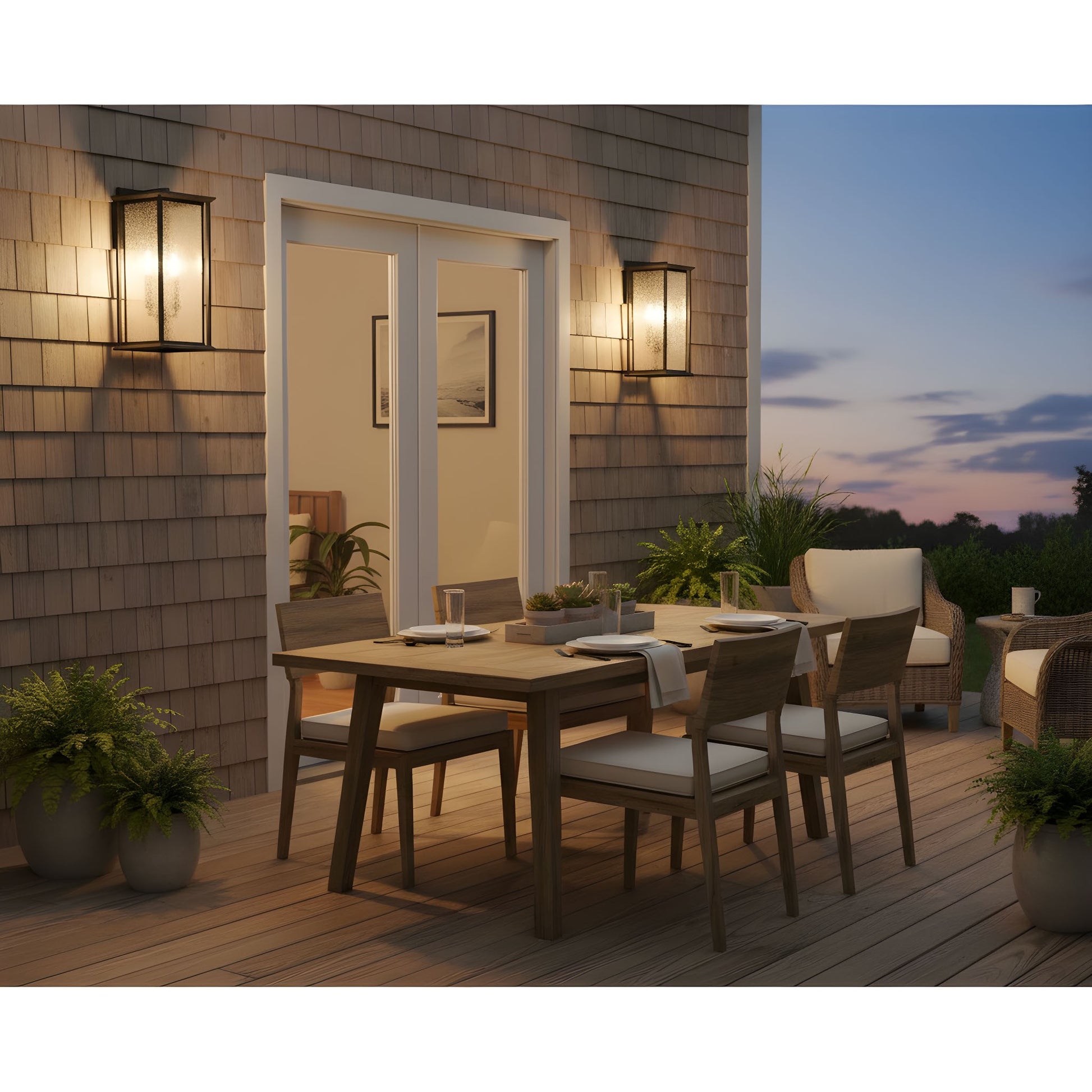 Generation Lighting - GLO1222ANBZ - Lantern - Audley - Antique Bronze