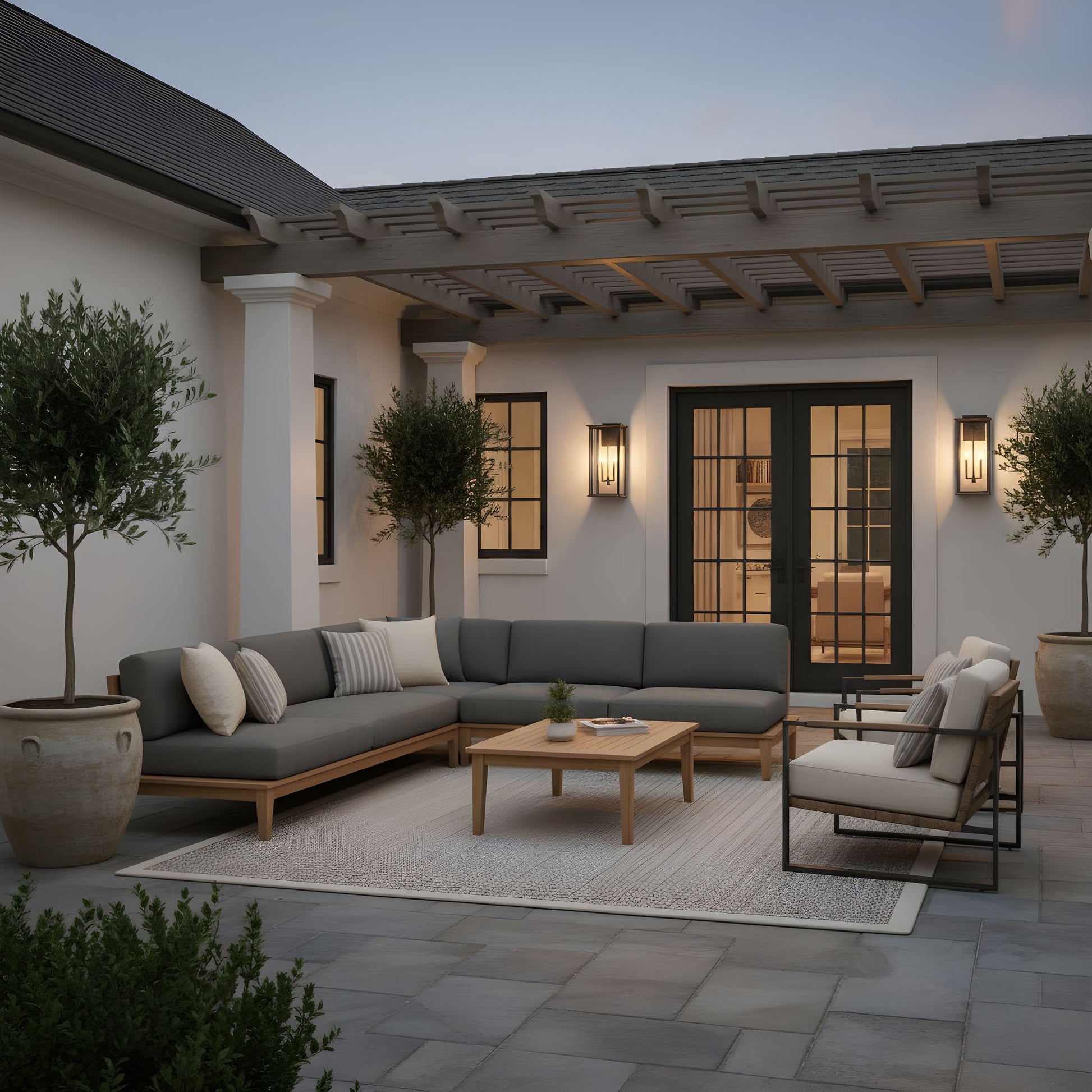 Generation Lighting - GLO1222C-ANBZ - Lantern - Audley - Antique Bronze