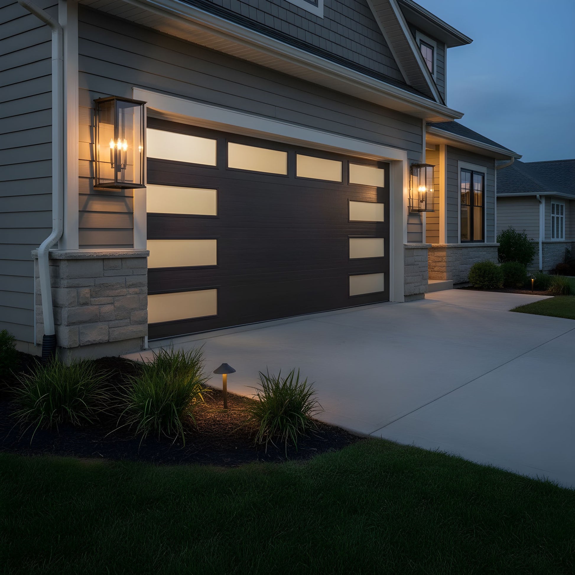 Generation Lighting - GLO1233C-ANBZ - Lantern - Audley - Antique Bronze