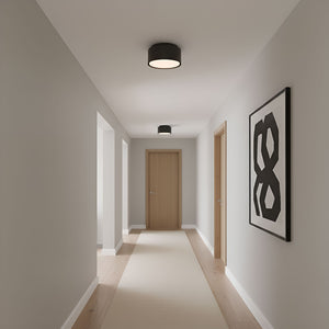 Visual Comfort Studio - DJF1051MBK - One Light Flush Mount - Dartmore - Midnight Black